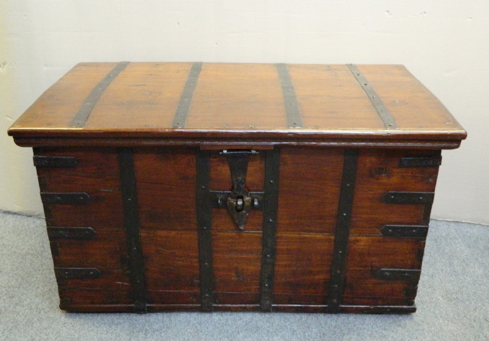large teak trunk