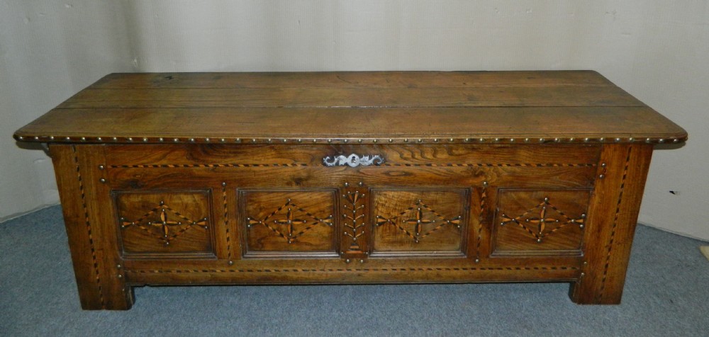 large inlaid trunk