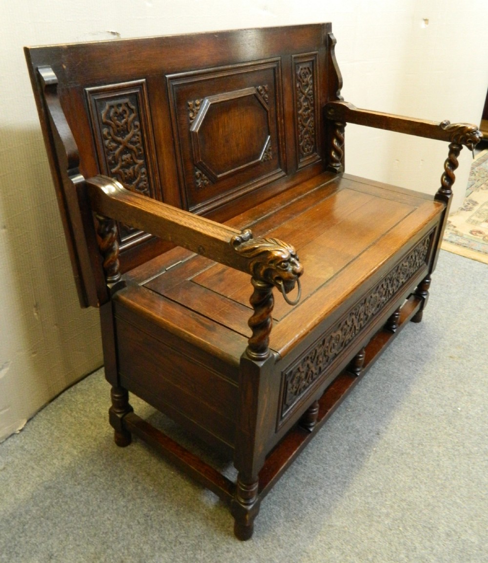 oak monks bench View II
