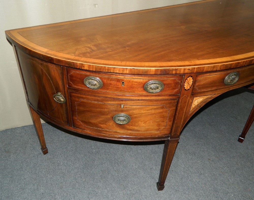 Georgian mahogany sideboard View IV