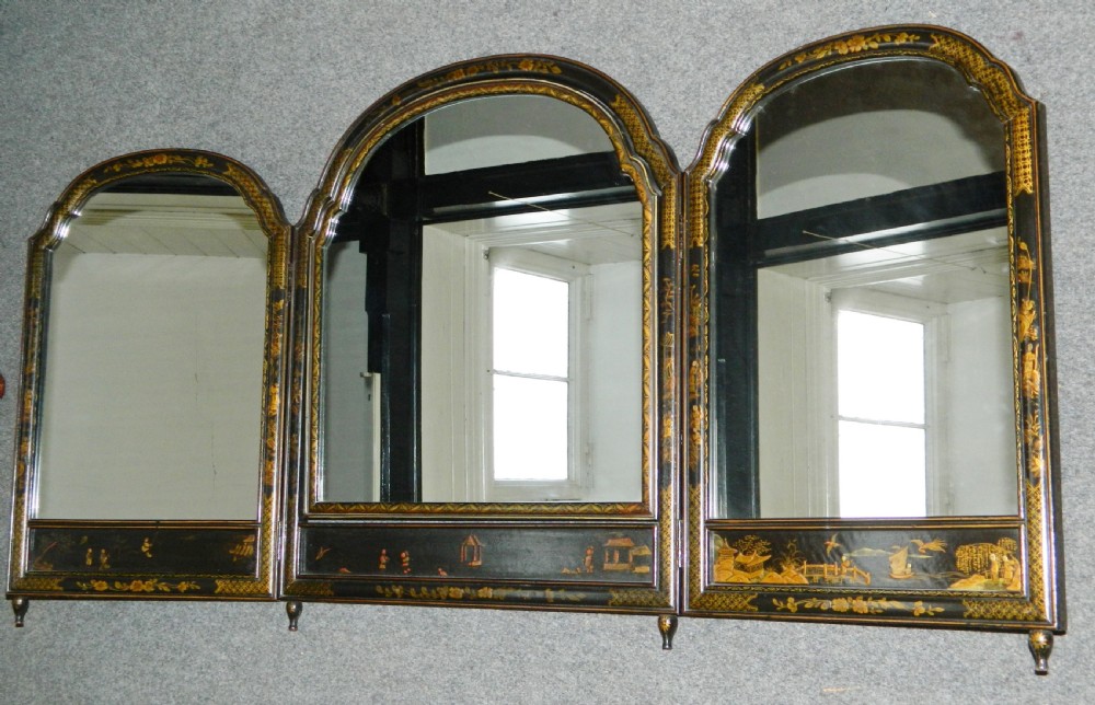 chinoiserie triple dressing table mirror View VII