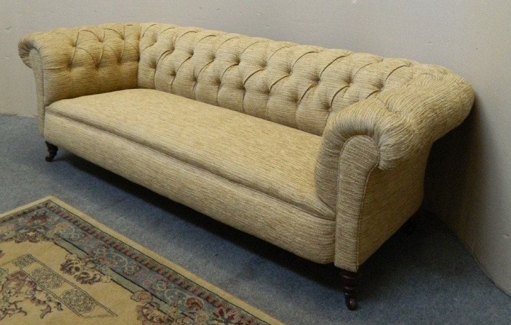 Victorian chesterfield sofa View II