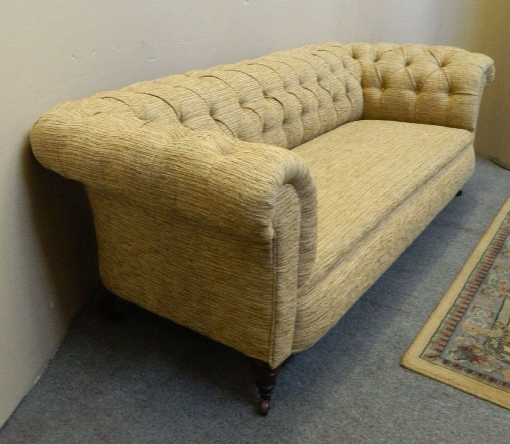 Victorian chesterfield sofa View III