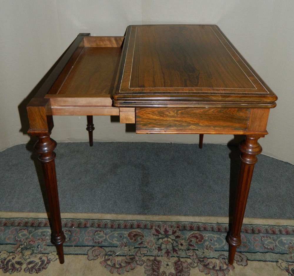 rosewood card table View III
