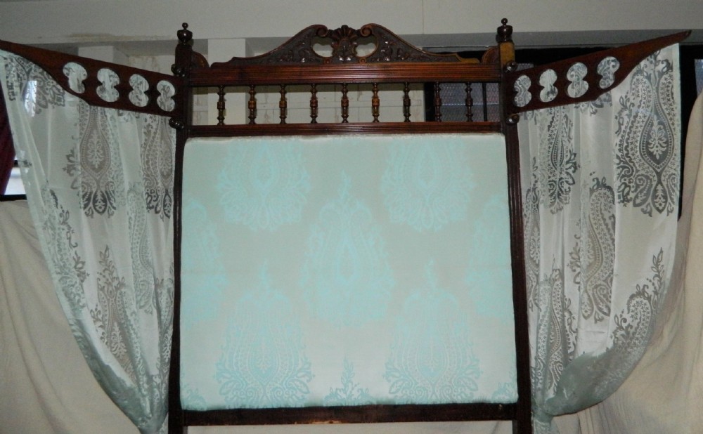 mahogany half tester bed View III