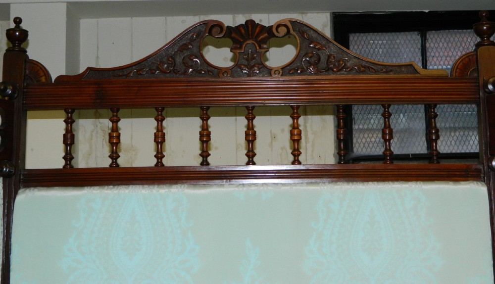 mahogany half tester bed View VI