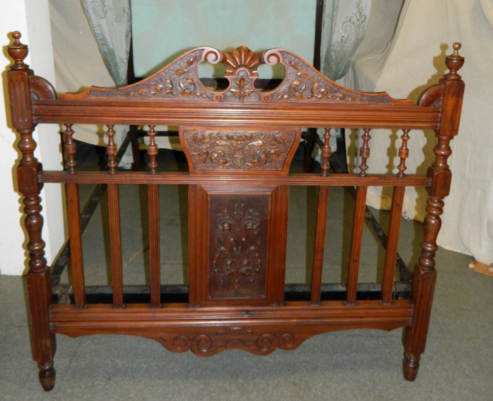 mahogany half tester bed View VII