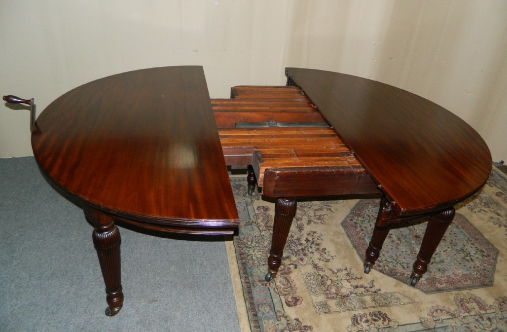 very large mahogany dining table View V