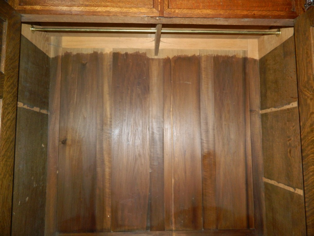 Arts & Crafts oak press cupboard View VII