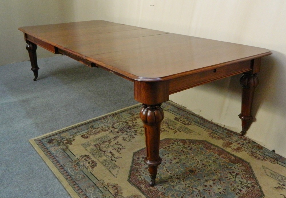 large mahogany dining table View II