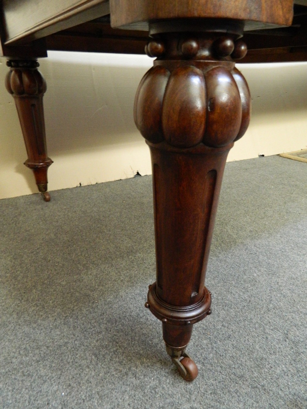 large mahogany dining table View III