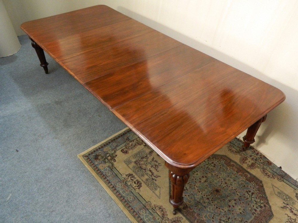 large mahogany dining table View V