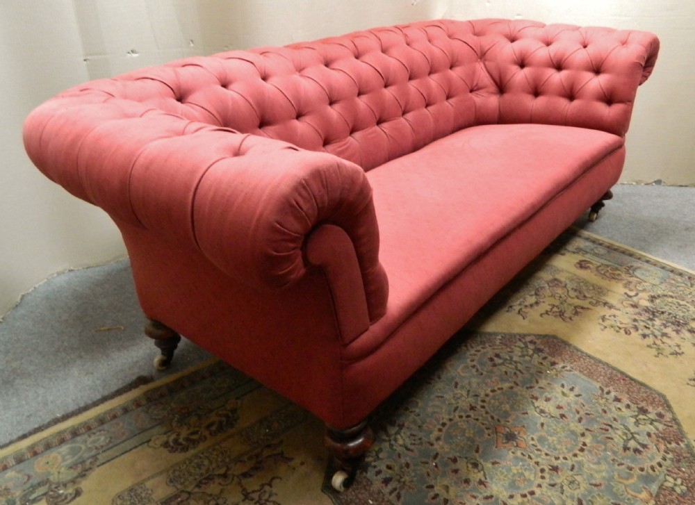Victorian Chesterfield sofa View III