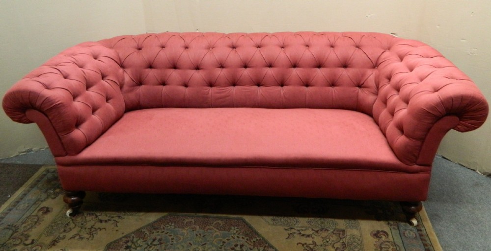 Victorian Chesterfield sofa View VI