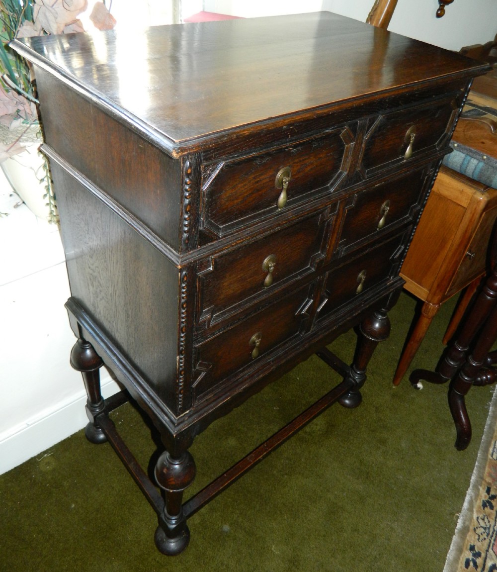 oak chest on stand View IV