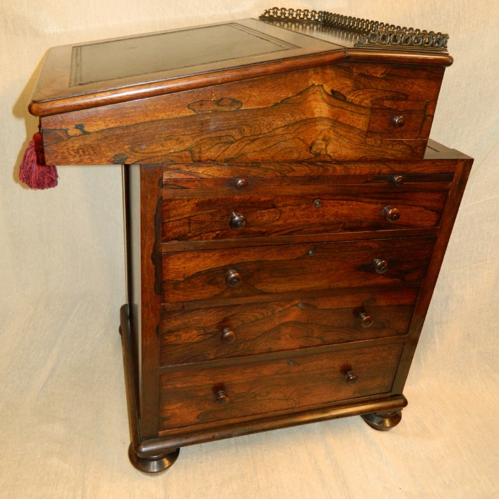 rosewood davenport desk View III
