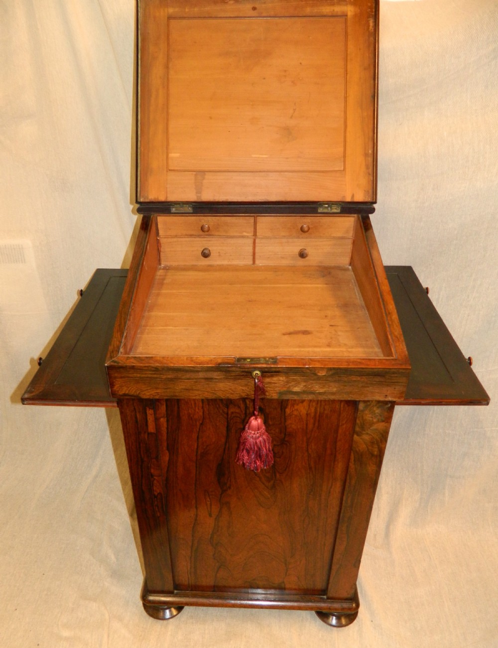rosewood davenport desk View VI
