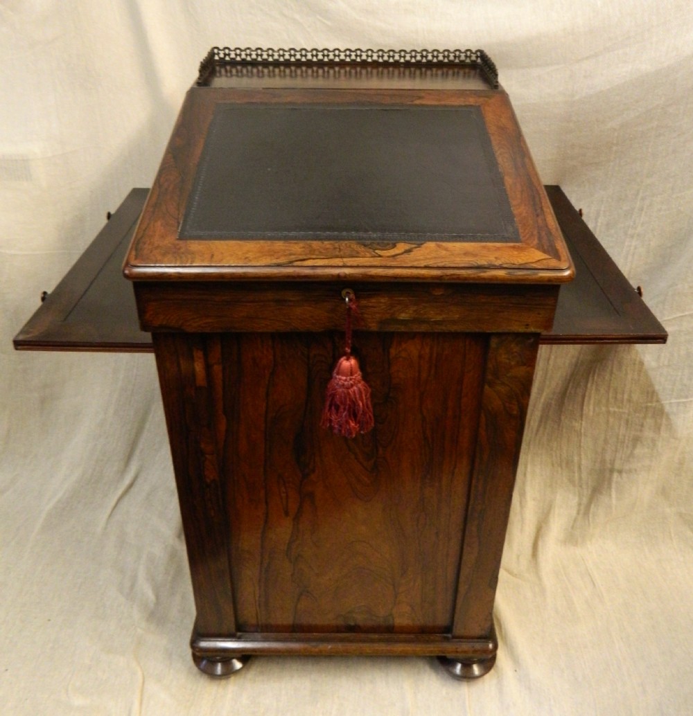 rosewood davenport desk View VII