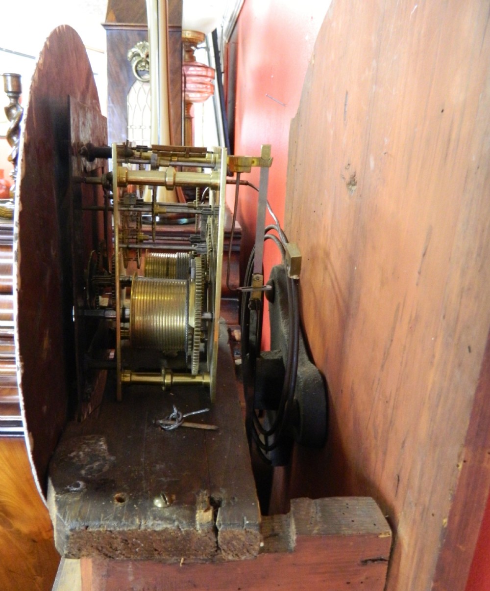 Irish mahogany grandfather clock View IV
