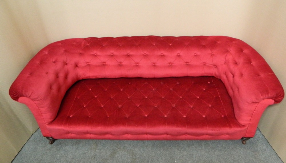 Victorian Chesterfield sofa View II