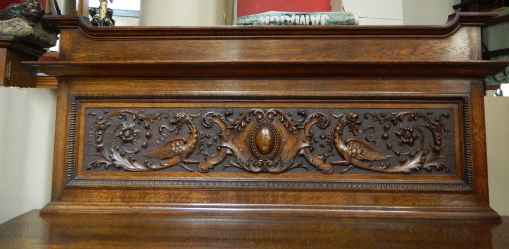 Arts & Crafts oak sideboard View III