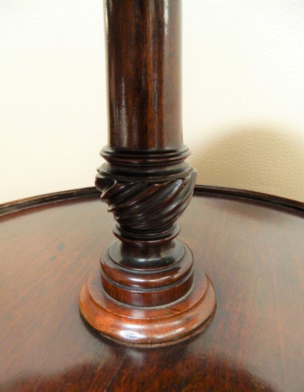 Georgian mahogany dumb waiter View IV