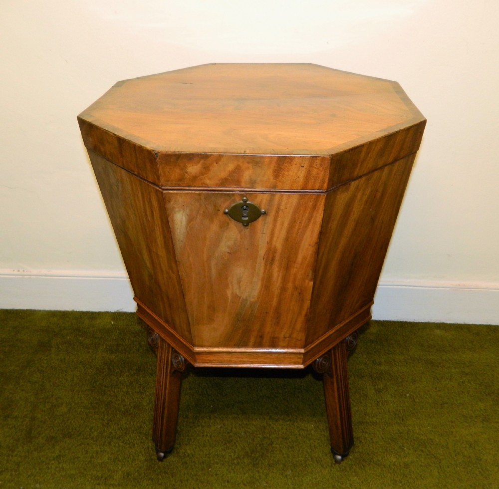 Georgian mahogany wine cooler View II
