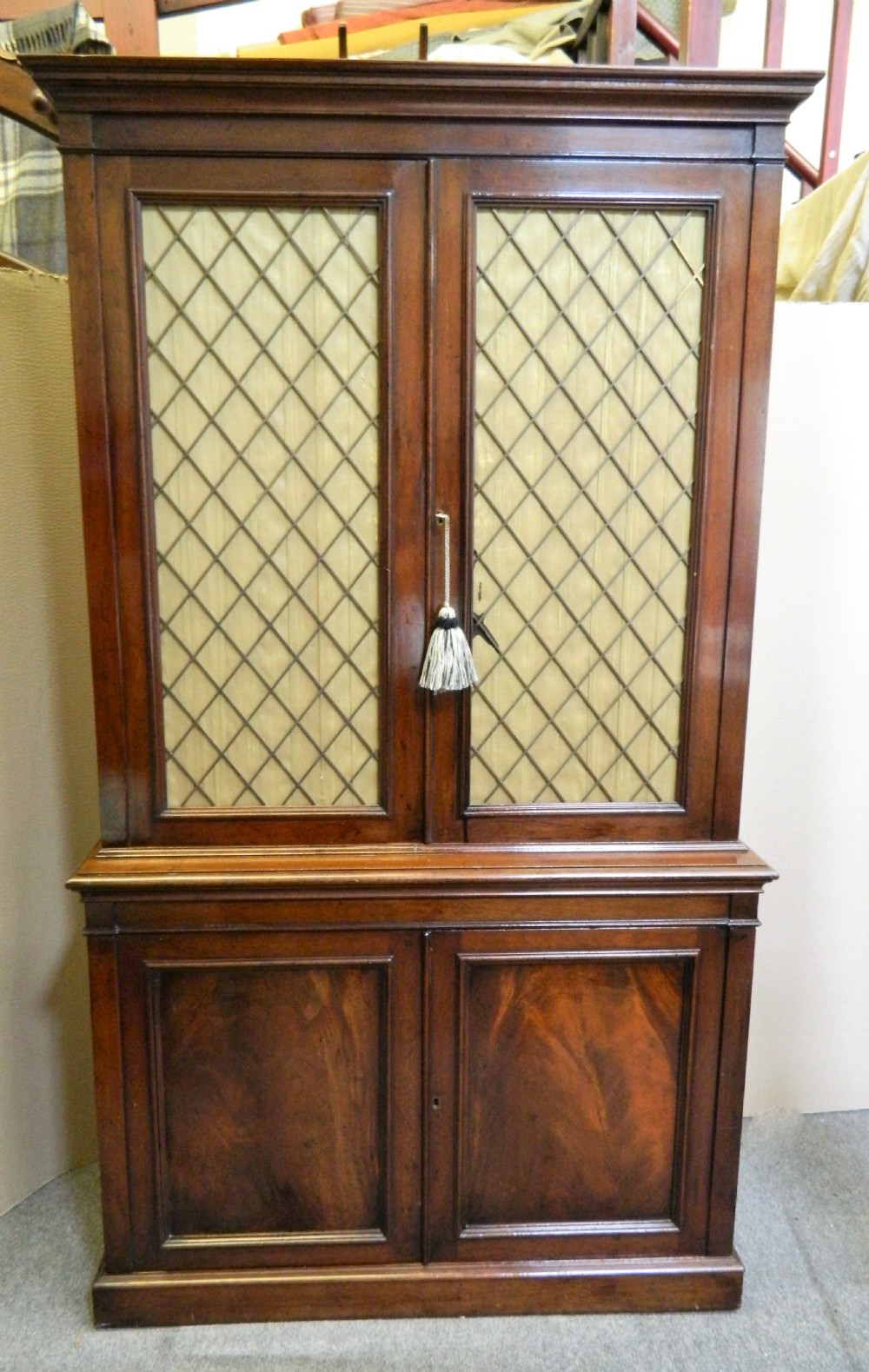 mahogany cabinet bookcase View VII