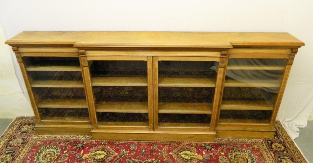 large breakfront bookcase View II