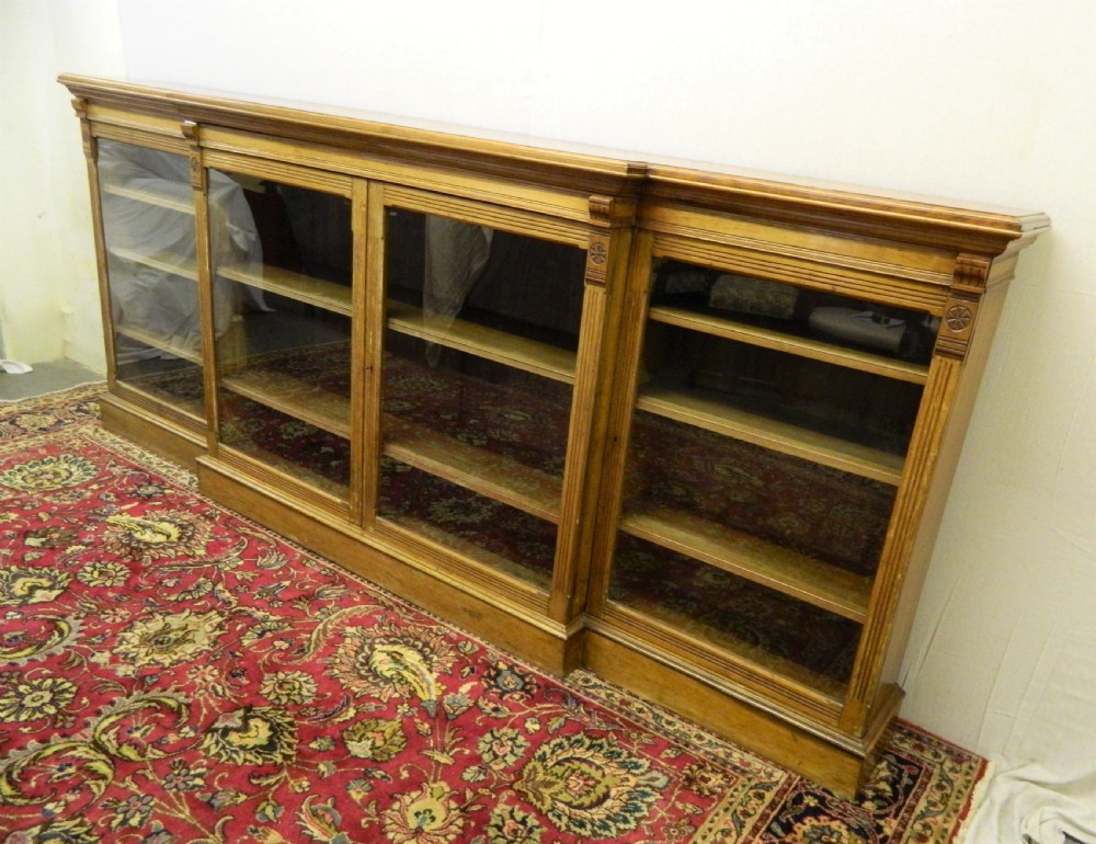 large breakfront bookcase View III
