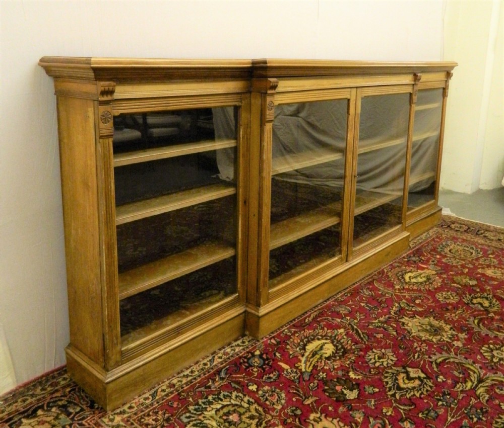 large breakfront bookcase View IV