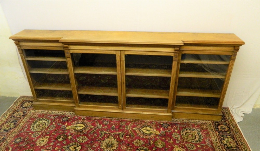 large breakfront bookcase View V