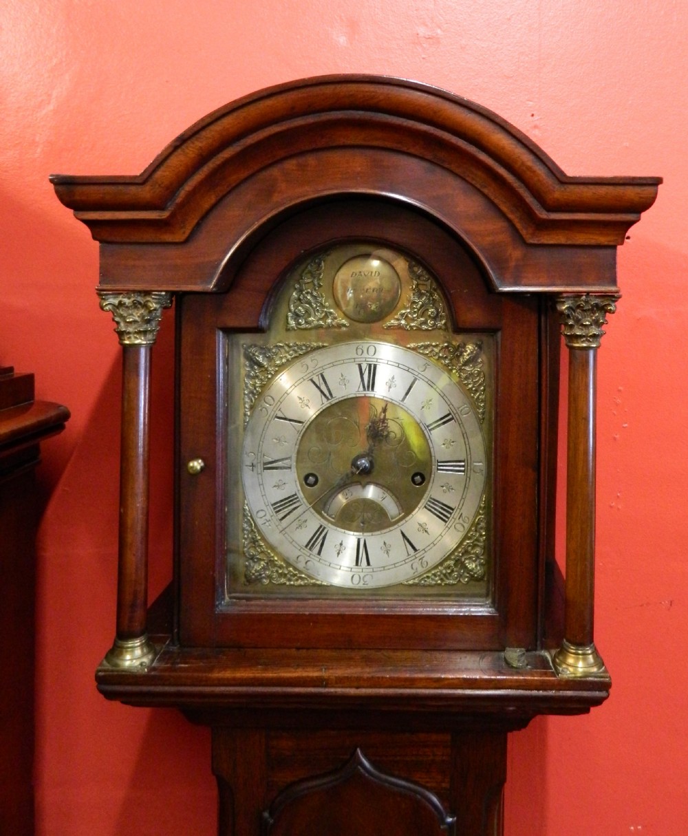 mahogany grandmother clock View II
