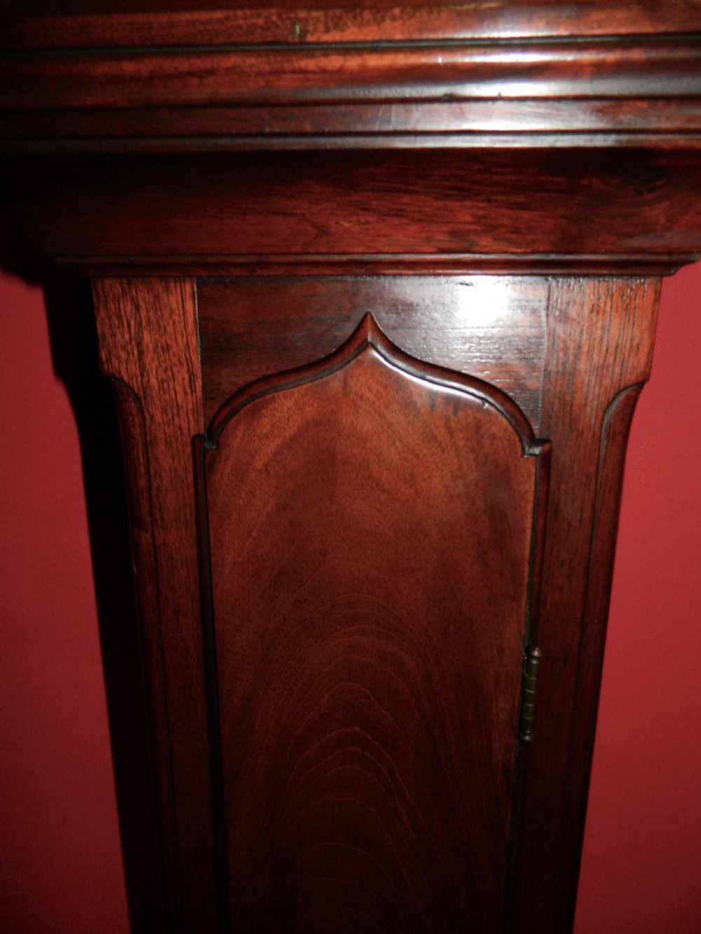 mahogany grandmother clock View IV