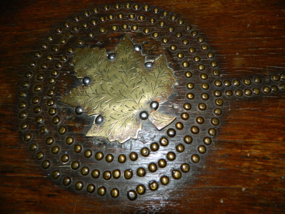 carved Indian trunk  View III