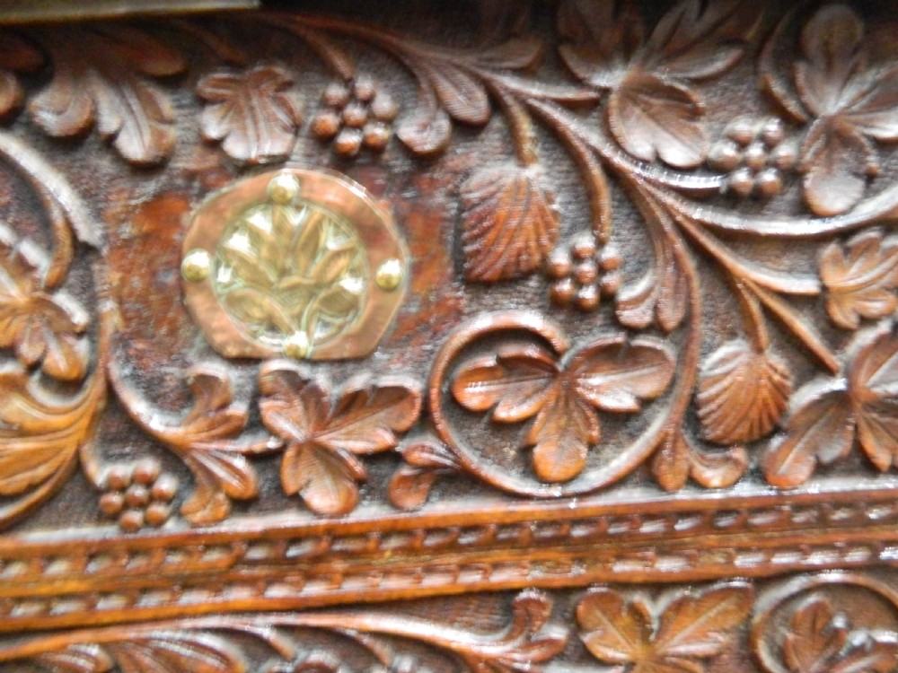 carved Indian trunk  View VIII