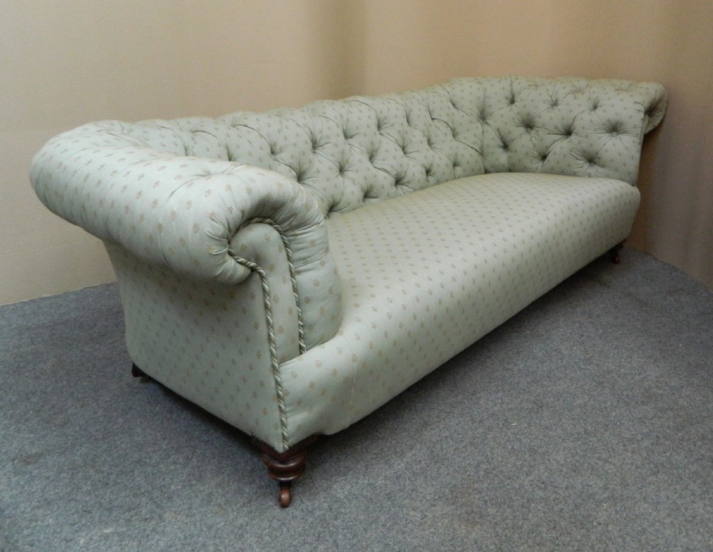 Victorian Chesterfield sofa View V