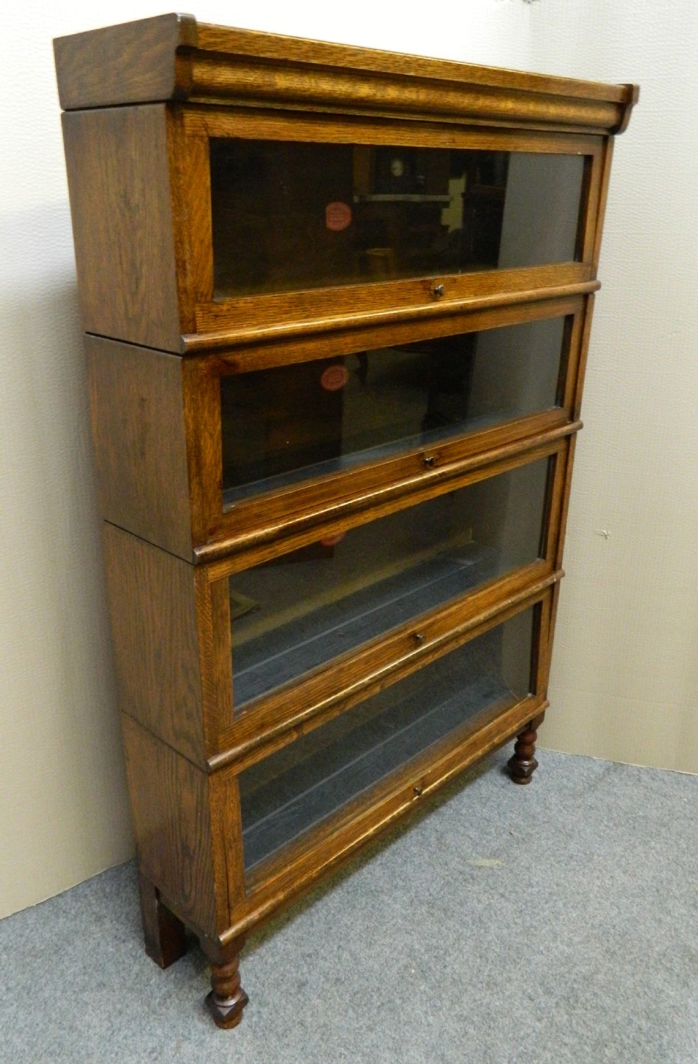 oak Hillhead stacking bookcase / sectional bookcase View II