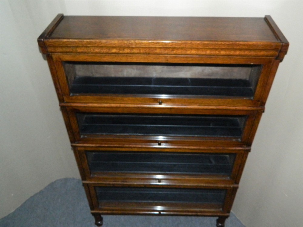oak Hillhead stacking bookcase / sectional bookcase View V