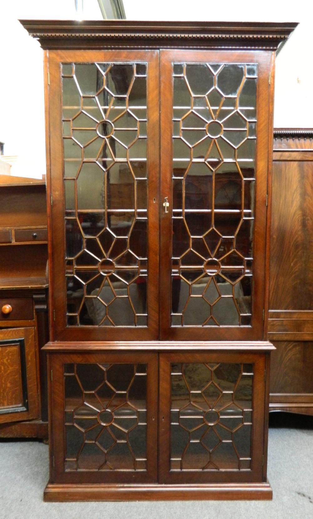 large mahogany cabinet View VI