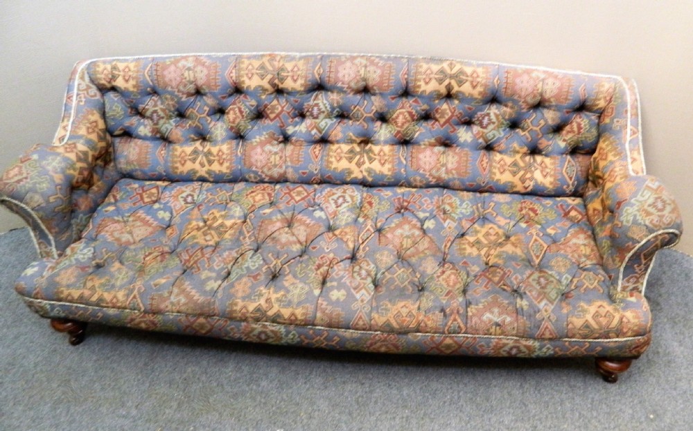 Victorian button back sofa View VII
