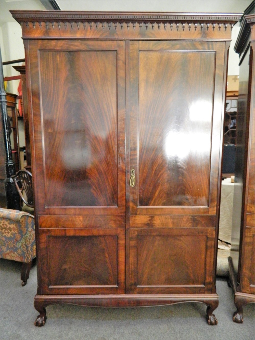 pair of mahogany wardrobes View II