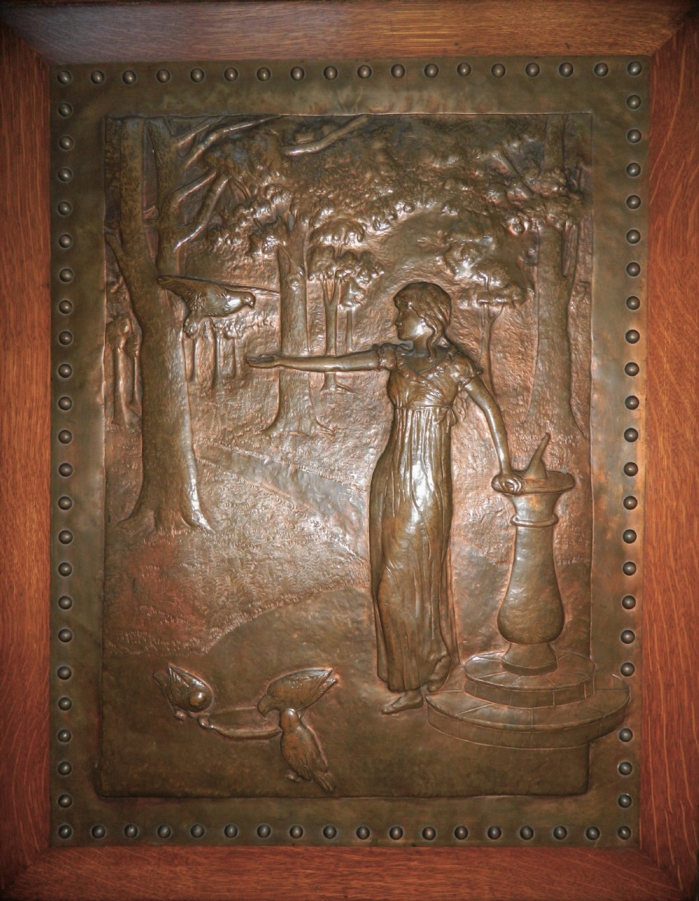 Arts & Crafts fire screen View II