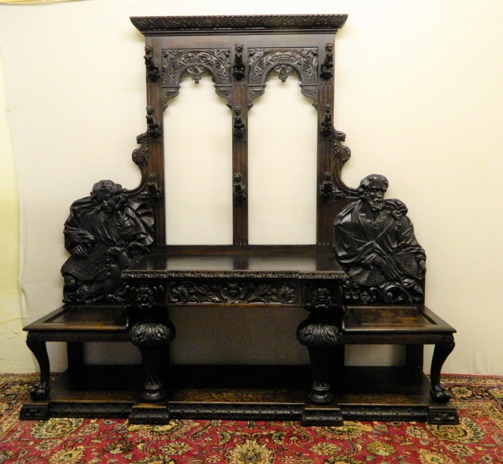 magnificent oak hallstand View IX