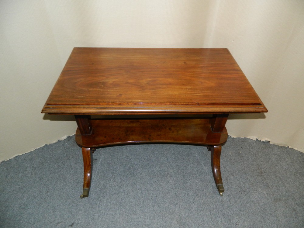 Regency mahogany architect's table View VI