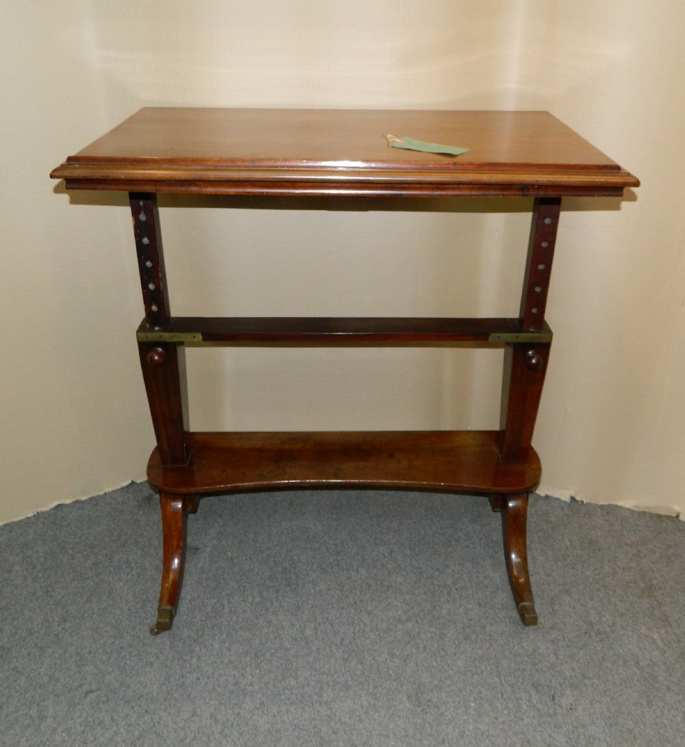 Regency mahogany architect's table View VIII
