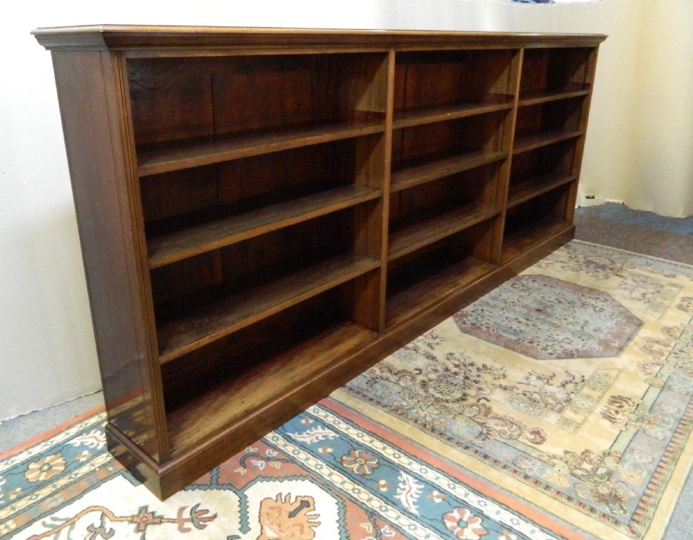 large mahogany bookcase