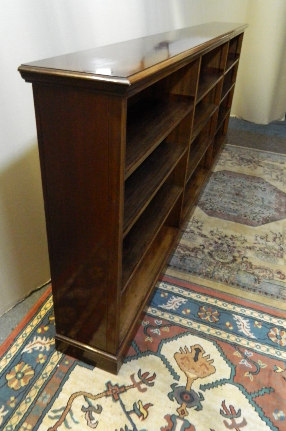 large mahogany bookcase View II