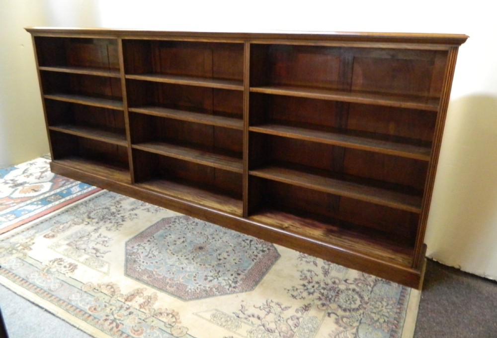 large mahogany bookcase View IV
