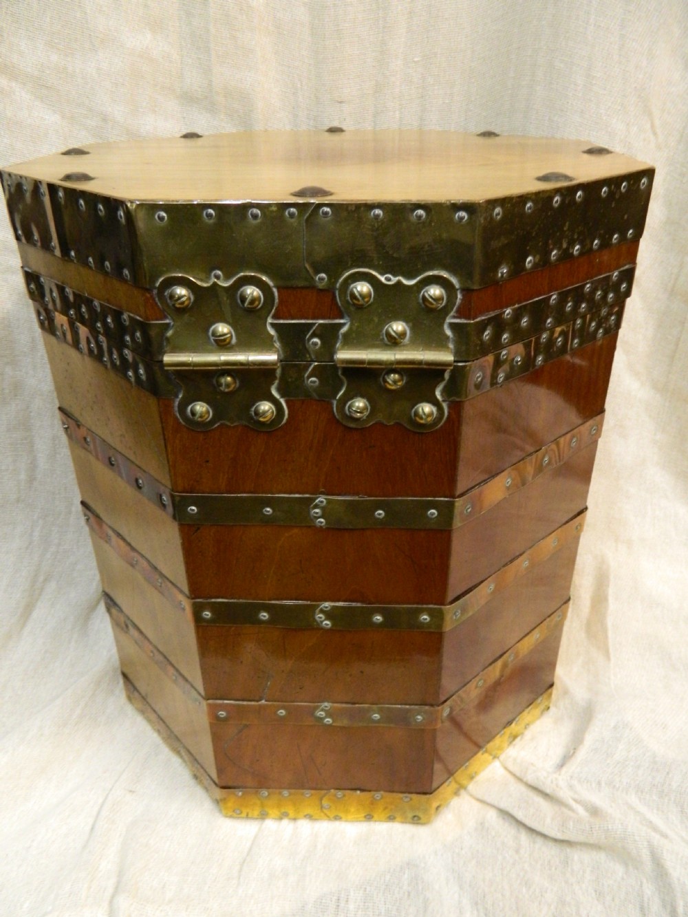 brass bound chest View IV